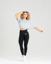Power Crop Top | Mist Grey WOMEN'S BEST